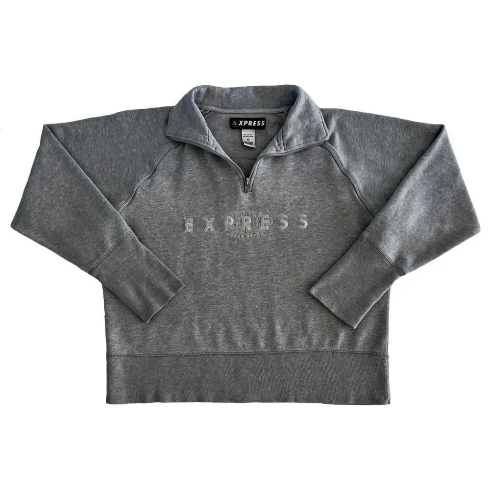 VINTAGE 90’s Express Quarter-Zip Pullover